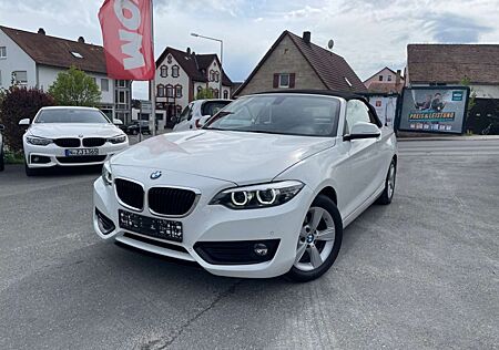 BMW 218 2 Cabrio i Advantage/1.HAND/LEDER/KAMERA/LED