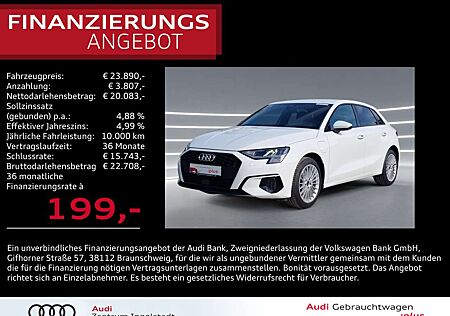 Audi A3 Sportback 40 TFSI e NAVI ACC PDC Optik-schw. advan