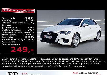 Audi A3 Sportback 40 TFSI e NAVI ACC PDC Optik-schw. advan