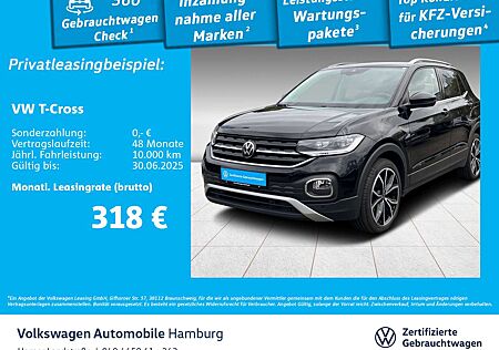 VW T-Cross Volkswagen 1.0 TSI DSG Style AHK Kamera Klima Navi