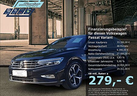 VW Passat Variant Volkswagen Business 4M TDI STNDH AHK LEDER NAVI