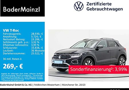 VW T-Roc Volkswagen 1.5 TSI DSG Move LED Navi SHZ Virtual