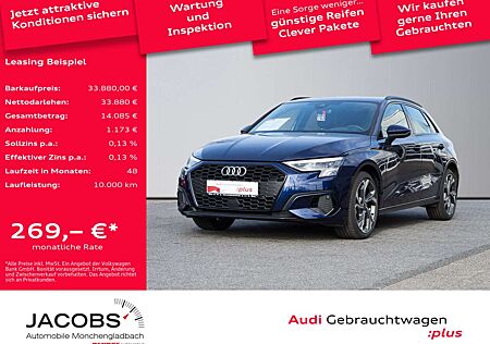 Audi A3 Sportback 35 TDI advanced Black/HuD/AHK/18Zoll