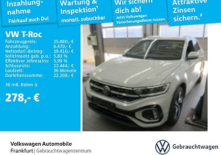 VW T-Roc Volkswagen 1.5 TSI DSG R-Line Navi AHK Spurhalteassis