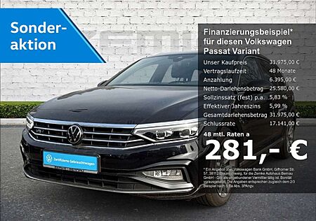 VW Passat Variant Volkswagen Elegance 1.5 TSI DSG R-Line Sportpaket Navi Leder