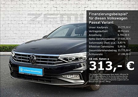 VW Passat Variant Volkswagen Elegance 1.5 TSI DSG R-Line Sportpaket Navi Leder