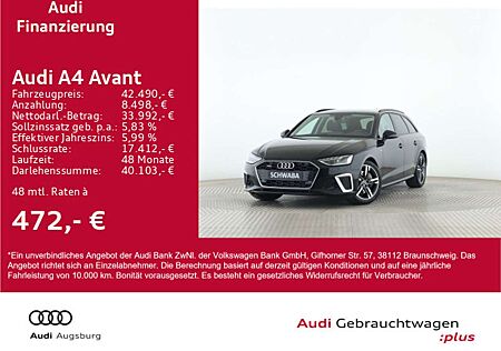 Audi A4 S line 45 TFSI qu. S tr. *AHK*B&O*18''*