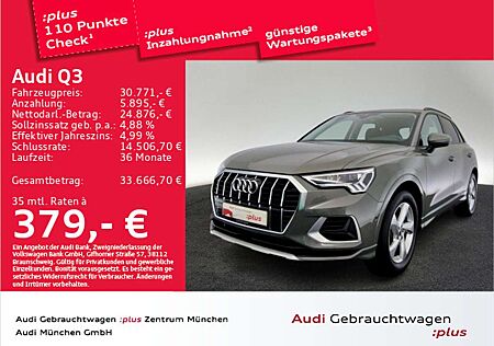 Audi Q3 35 TFSI S tronic advanced LED/Navi+/PDC+