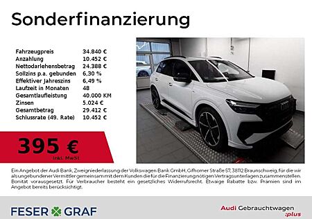 Audi Q4 e-tron gebraucht kaufen Audi Q4 e-tron 40 S Line Int Leder,Navi,LED,SONOS