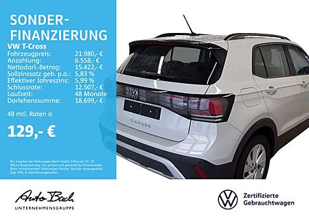 VW T-Cross Volkswagen 1.0 TSI "Life" LED Digital Cockpit ACC E