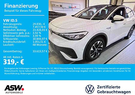 VW ID.5 Volkswagen Pro Performance LED Nav 360° Wärmepumpe AHK