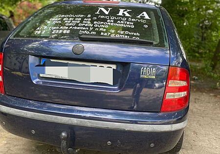 Skoda Fabia 1.4 16v jahre 2001 Benzin Tüv 12.2025