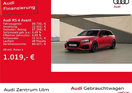 Audi RS4 Avant competition AHK PANO RS-AGA 290KM/H