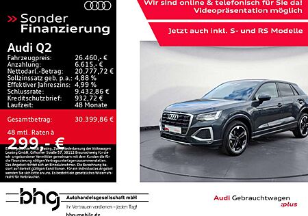 Audi Q2 30 TSFI advanced AHK Navi connect sound LED G
