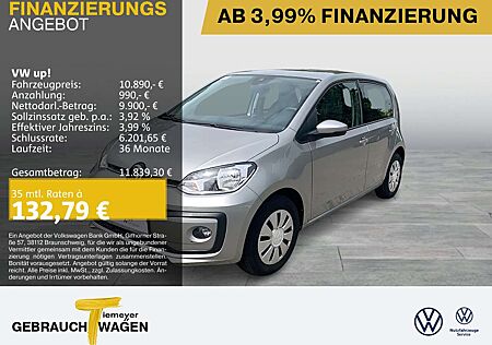 VW Up Volkswagen ! 1.0 MPI move ! KLIMA SITZHZG R.KAMERA PDC