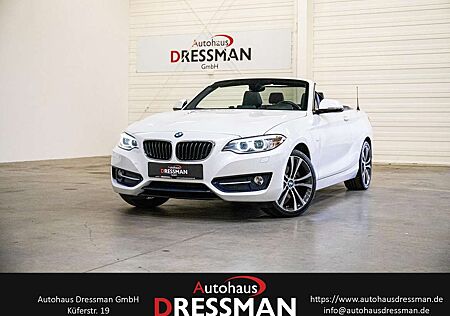 BMW 220 i Sport Line BI-XENON LEDER NAVI PDC SITZHZ.