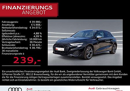 Audi S3 Sportback TFSI NAVI Optikpaket-Schwarz+ GRA