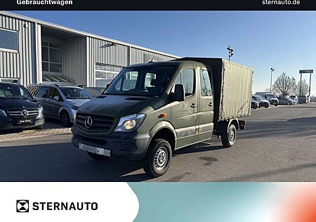 Mercedes-Benz Sprinter 316 4x4 Pritsche Plane DoKa Klima Standhz AHK