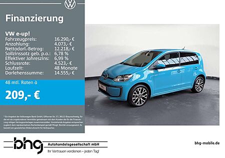 VW e-up! Volkswagen e-up! *BATTERIEZERTIFIKAT* **ALU 16`**CSS**KLIMA