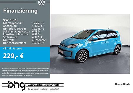 VW e-up! Volkswagen e-up! *BATTERIEZERTIFIKAT* **ALU 16`**CSS**KLIMA
