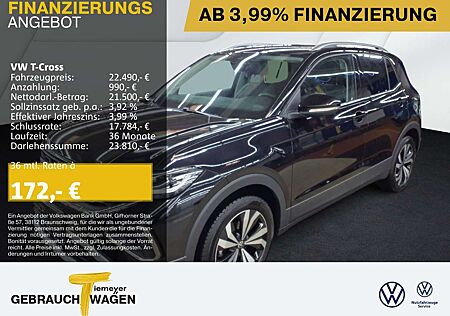 VW T-Cross Volkswagen 1.0 TSI DSG STYLE NAVI SITZHZG LED CLIMA