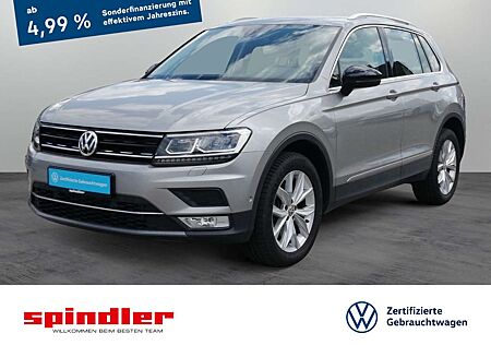 VW Tiguan Volkswagen Highline 2.0 TDI 4M AHK RFK PDC SHZ LED