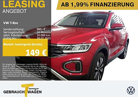 VW T-Roc Volkswagen 1.0 TSI MOVE ST.HEIZ NAVI LED PRIVACY