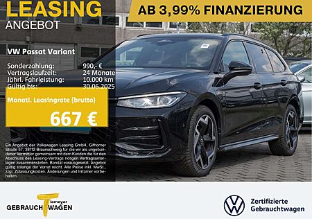 VW Passat Variant Volkswagen eHybrid R-LINE BLACK NP75 PANO LM