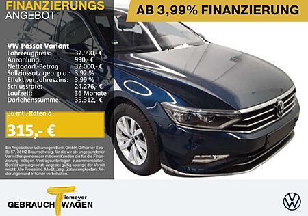 VW Passat Variant Volkswagen 2.0 TDI DSG ELEGANCE PANO AHK VIR