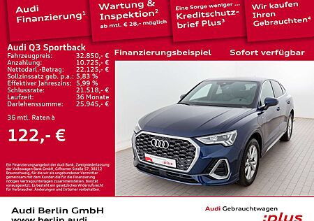 Audi Q3 S line 45 TFSI e S tr. NAVI DAB