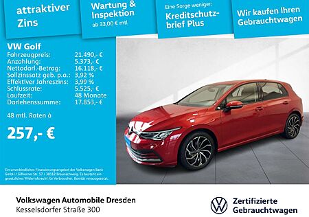 VW Golf Volkswagen VIII 1.5 TSI Active Navi DAB LED Sitzhzg.