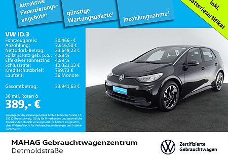 VW ID.3 Volkswagen Pro CCS LED Navi ParkAssist+ RearView 1-Gan