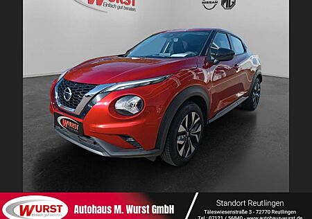 Nissan Juke gebraucht kaufen Nissan Juke Acenta 1.0 DIG-T 114 PS 7DCT AUTOMATIK LED Navi Si