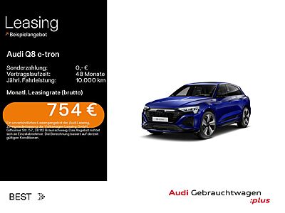 Audi Q8 e-tron S line 55 Pano, B&O, HUD, Assist