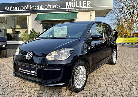 VW Up Volkswagen ! "Cup" Klima / schwarz-metallic+ Alu +Aus 1.HAND