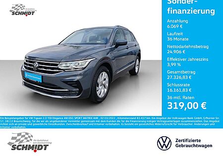 VW Tiguan Volkswagen 2.0 TDI Elegance 4M DSG SPORT MATRIX AHK
