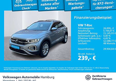 VW T-Roc Volkswagen 1.5 TSI DSG Style PANO/KAMERA/LED/NAVI/ACC