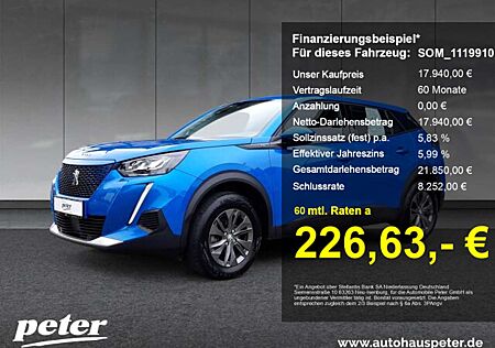 Peugeot 2008 e- 136PS Active Pack +11KW OBC+Kamera+Navi+
