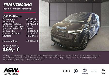 VW T7 Multivan Volkswagen 1.4 eHybrid DSG LED Navi RFK PDC VC