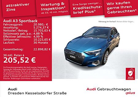 Audi A3 40 TFSI e advanced AHZV LED Navi