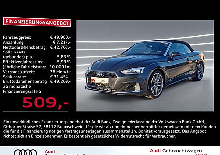 Audi A5 Cabriolet 35 TFSI AHK ACC NAVI 19" Advanced