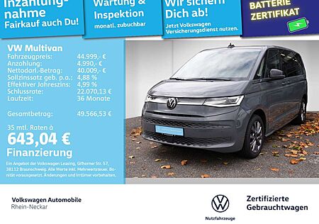VW T7 Multivan Volkswagen 1.4 TSI eHybrid Energetic AHK Navi Matr