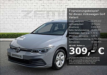 VW Golf Variant Volkswagen VIII 2.0 TDI DSG Life Navi Digitales Cockpit Memor