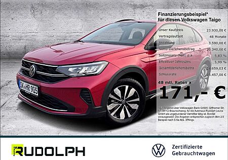 VW Taigo Volkswagen Goal 1.0 TSI DSG LED Navi ACC BT AHK SHZ Klima Fer