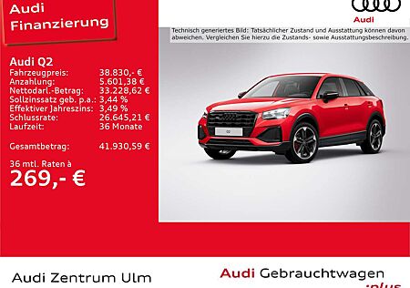 Audi Q2 S-Line Black 35 TDI qu AHK MATRIX NAVI RFK