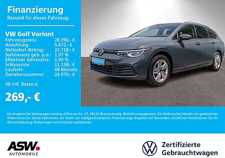 VW Golf Variant Volkswagen Life 1.5 TSI Navi LED SHZ Pano AHK