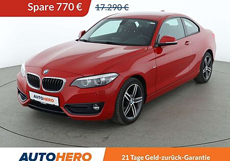 BMW 218i 218 Sport Line *NAVI* LED*TEMPO*PDC*