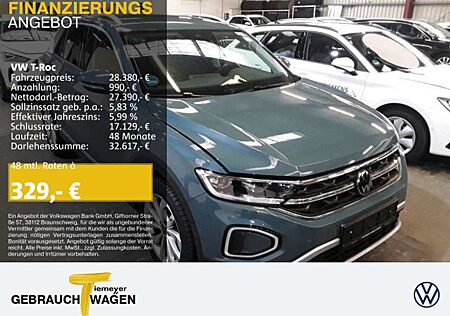 VW T-Roc Volkswagen 2.0 TDI DSG STYLE LED VIRTUAL NAVI AHK