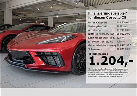 Chevrolet C8 Corvette Stingray Coupe 3LT Frontlift Targadach Vollausstat