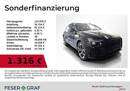 Audi RS Q8 KERAMIK,Pano,HUD,AHK,B&O,Standhzg,Sitzbel